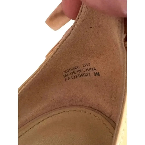 - Rachel Zoe  Beige Patent Leather Stiletto Sandals Size 8 Open Toe Ankle strap - Picture 10 of 10